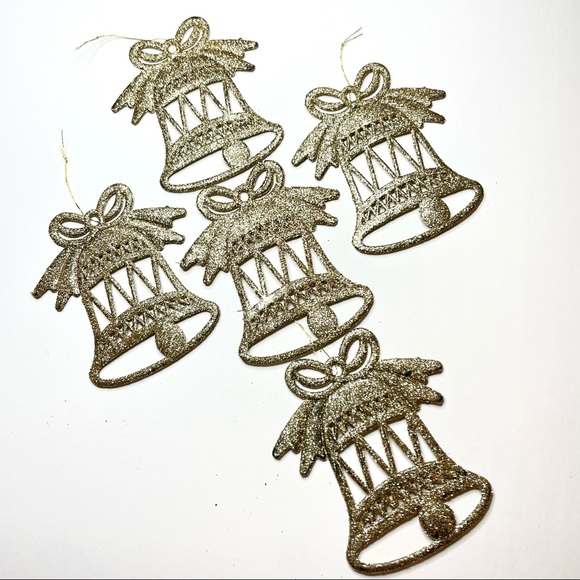 5 Christmas Jingle Bell Tree Ornaments Christmas Decoration - NWT Gift 🎁 - Picture 4 of 6